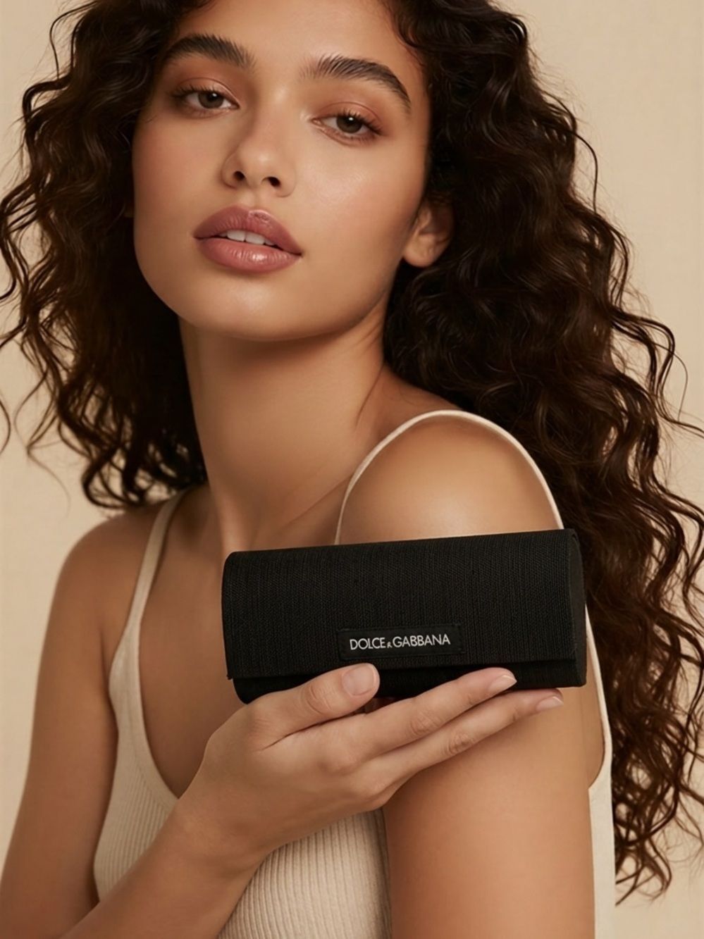 DOLCE & GABBANA | Black Hard Sunglasses or Eye Glasses Case Magnetic Closure